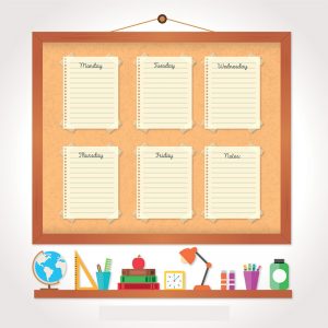Organizzare il pomeriggio di studio