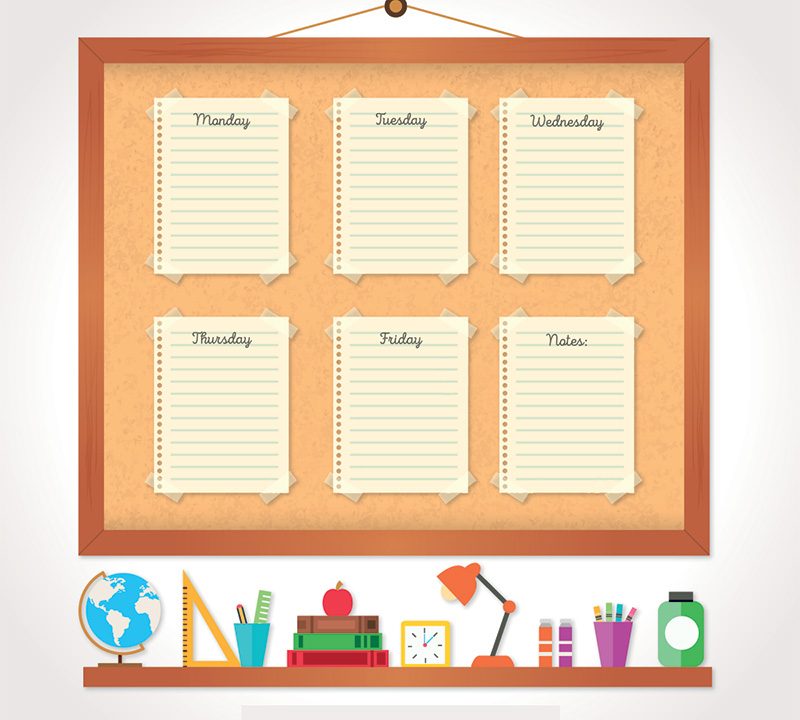 Organizzare il pomeriggio di studio