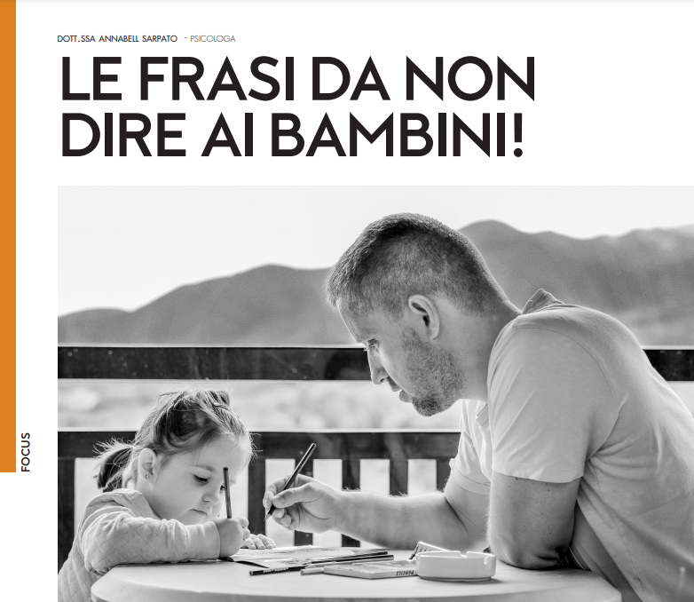 Cosa non dire ai bambini